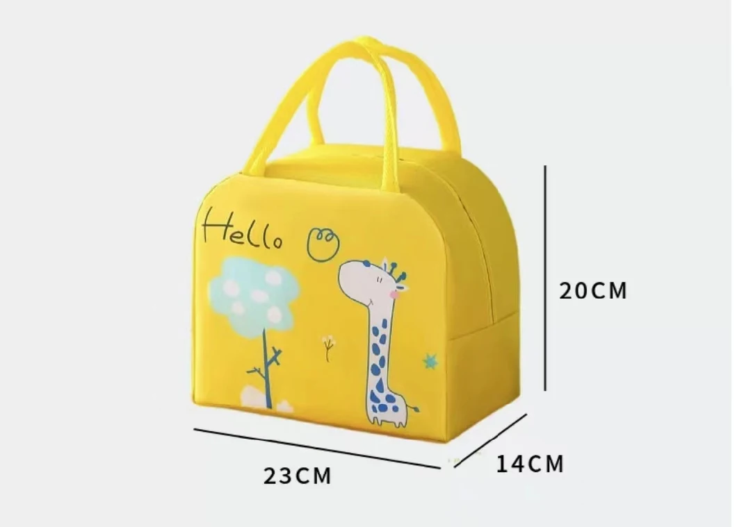 Aohea Insulated Lunch Bag for Kids Bento with Handle Lunch Bag Good Quality Leakproof Food Container Stainless Steel Bento Lunch Box Food Container