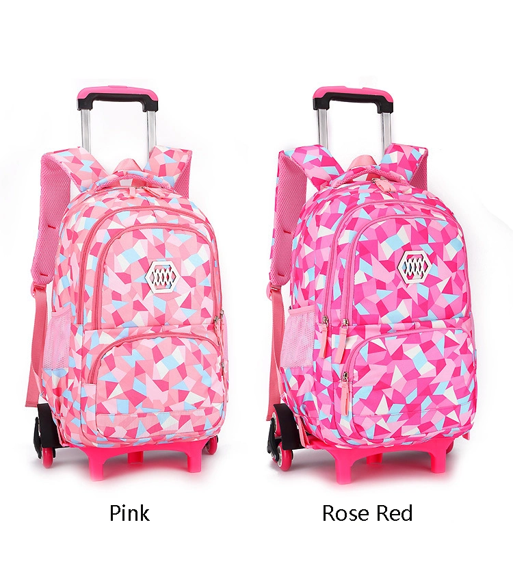 Wholesale Trolley Children School Backpack with Wheels Trolley Bag