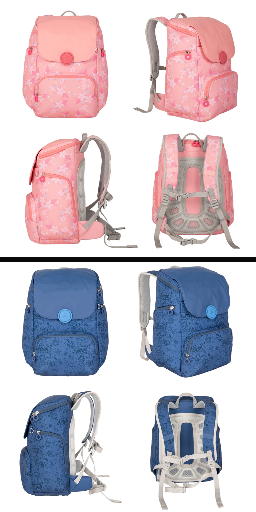 High Quality Waterproof Wholesale Girl Boy Travel Kids Students Backpack Children School Bag