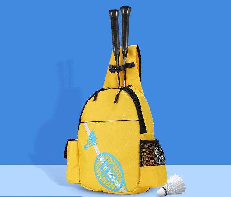 Casual Large Capacity Teenager Tennis Racket Holder Bag Men Woven Sport Tennis Racket Backpack Bag