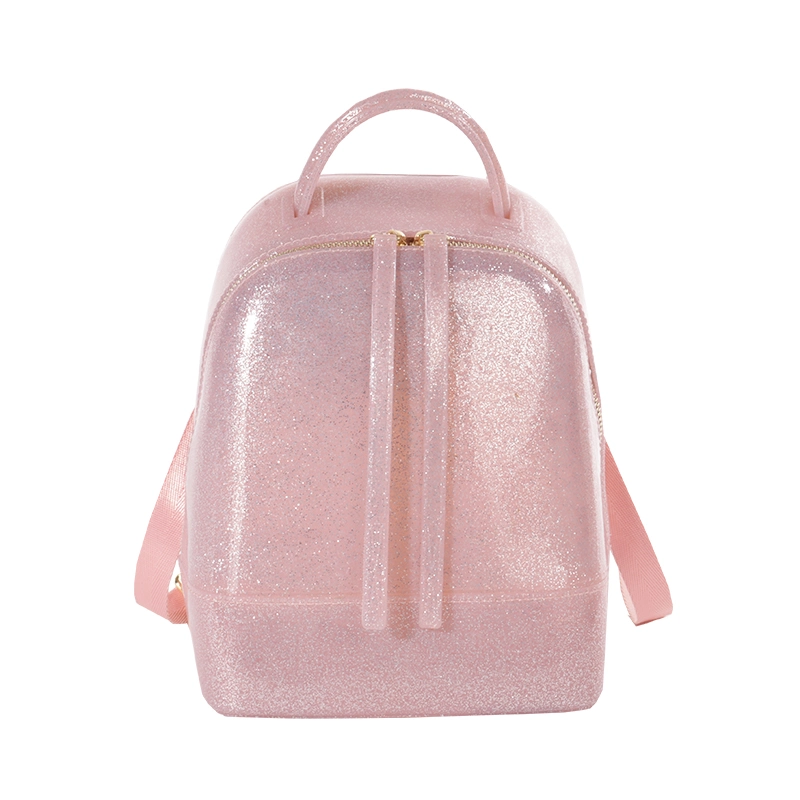 Fashion Summer Adjustable Strap Clear School Backpack Transparent Waterproof PVC Jelly Backpack