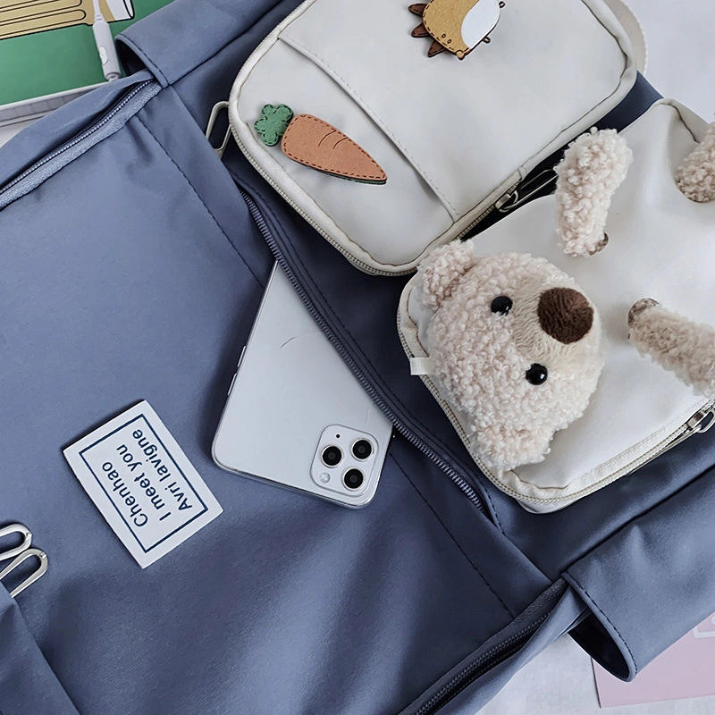 School Bag Woman Campus Middle School Student Junior High School Student Elementary School Student Girl Heart Backpack Backpack