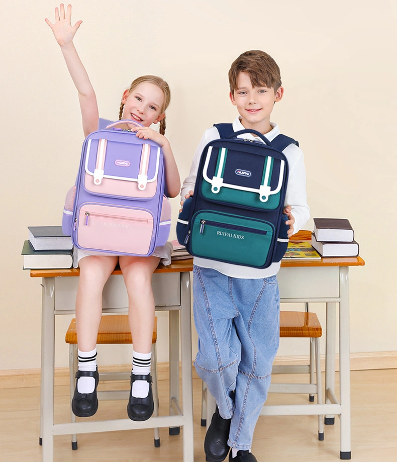 New Style Primary Double Shoulder School Children Kids Students Schoolbag Pack Bag Backpack (CY6901)