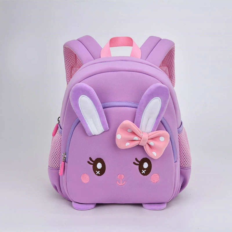 2022 Newest Style Bunny Backpack 2-5 Years Old Prevent Lost School Bags for Baby Girl