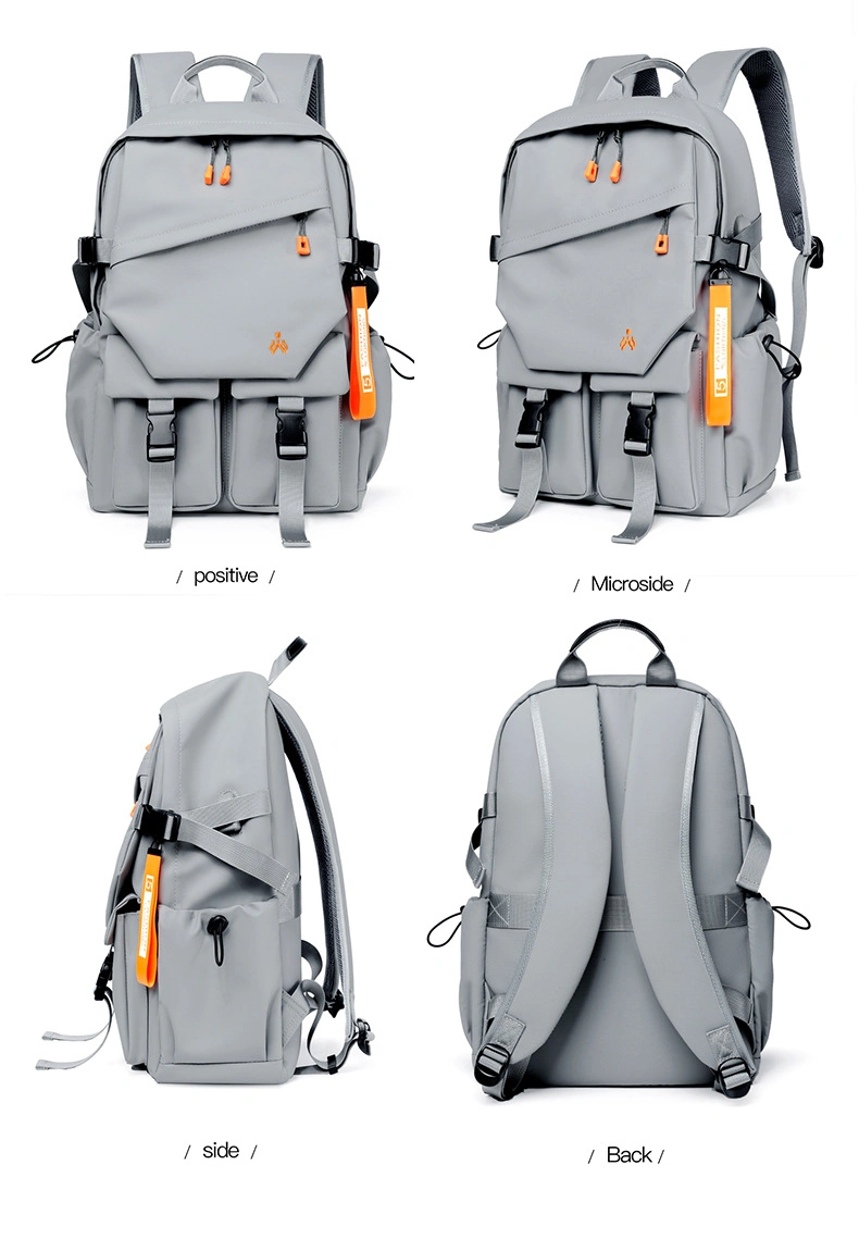 Backpack Men&prime; S Backpack Large Capacity Backpack Leisure Trend Sports Bag Computer Bag Male Compute Backpack College Schoolbag Travel Bag Laptop Backpack