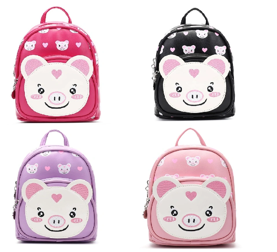 New Style Wholesales Cheap Funny 3D Mini Pig for Boys Kindergarten Backpacks Portable Waterproof for Kids School Bags