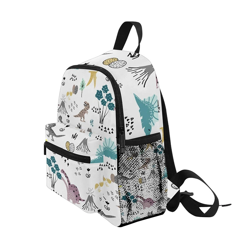 Cute Toddler Backpack Suitable for Boys and Girls, White, Small Size, Backpack Backpack