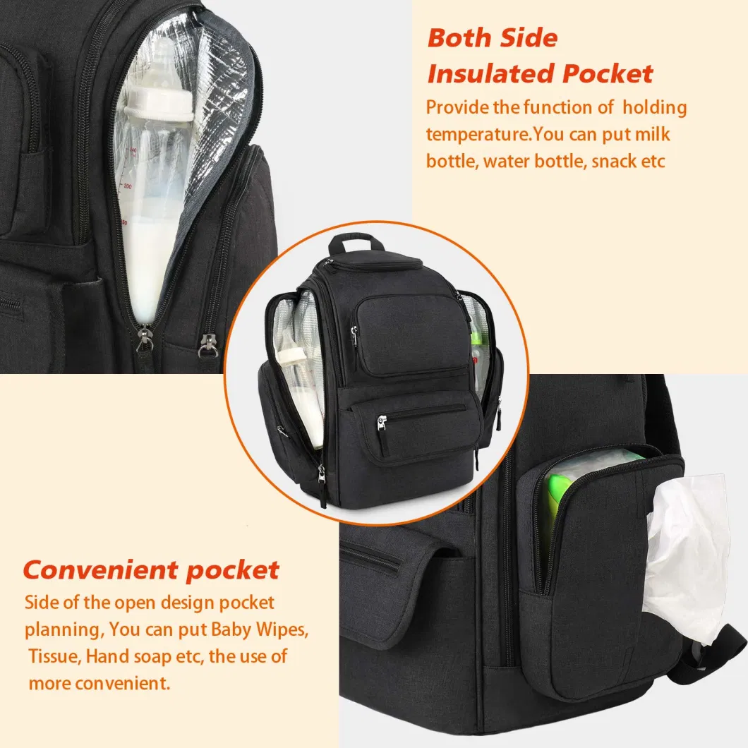 China Factory Diaper Bag Backpack