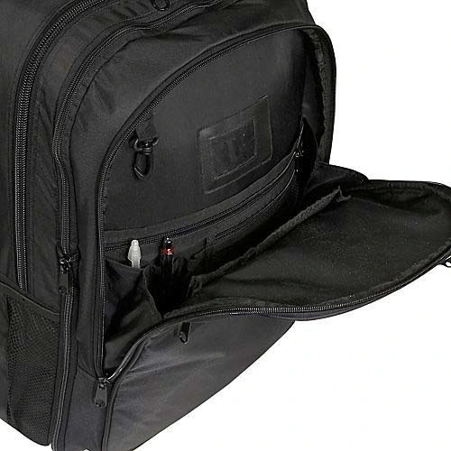 Double Shoulders Business Travel Wheeled Trolley Laptop Bag Backpack