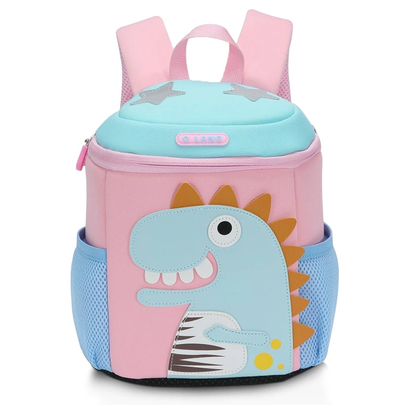 China Factory Dinosaur Bag for Children Backpacks Kindergarten Baby Boys and Girls School Anti-Lost Cartoon Bag