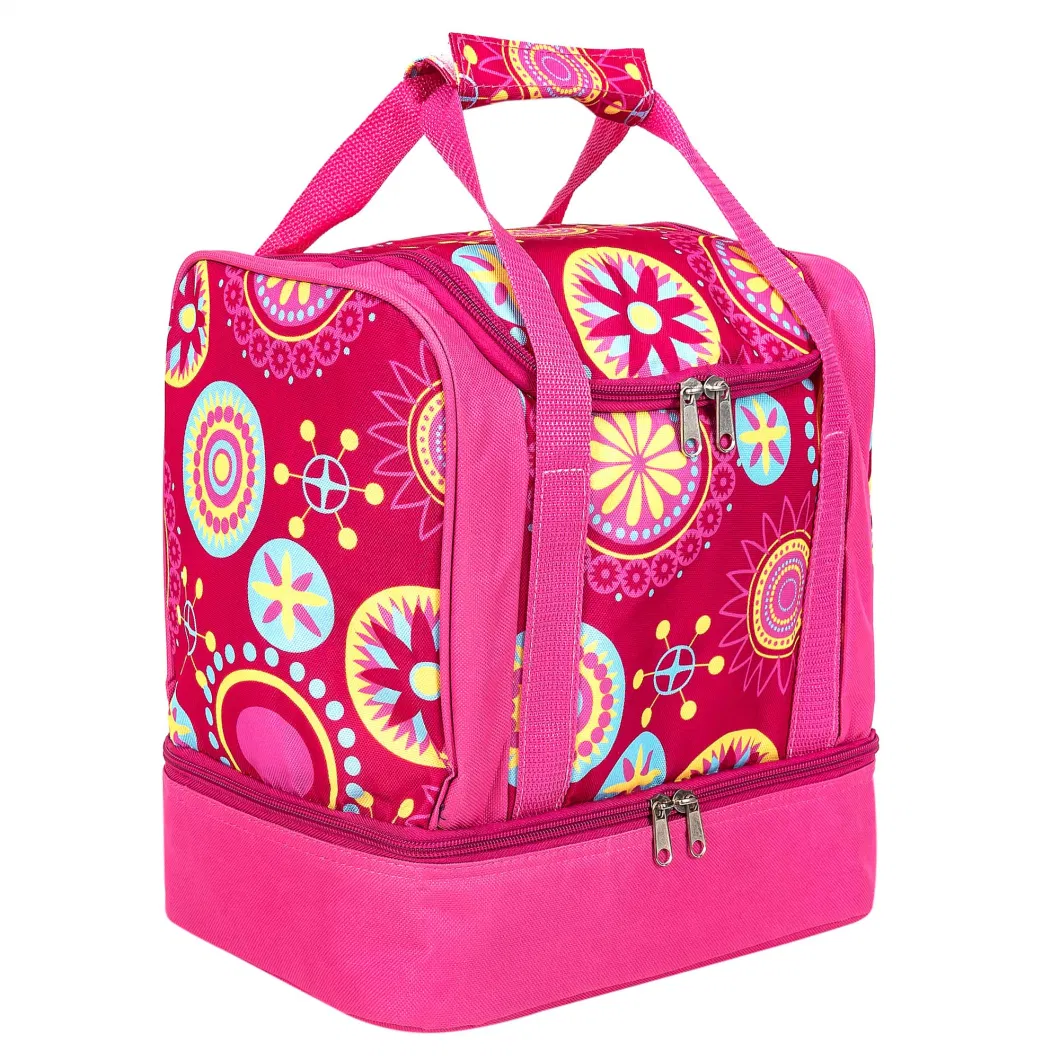 Custom Large Capacity Bag Waterproof Insulated Children Kids Lunch Bag Hot Pizza Cooler Bag