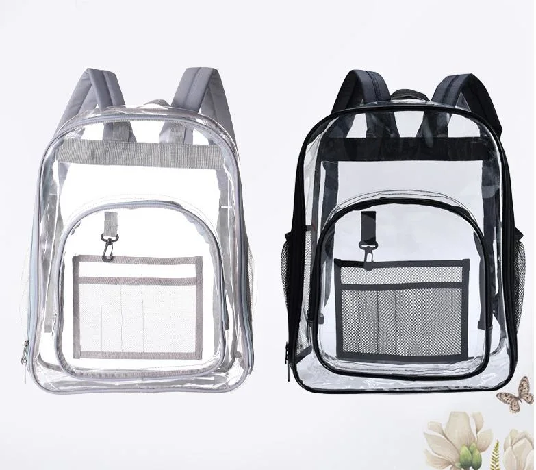 Transparent Backpack Waterproof PVC for Women and Girls