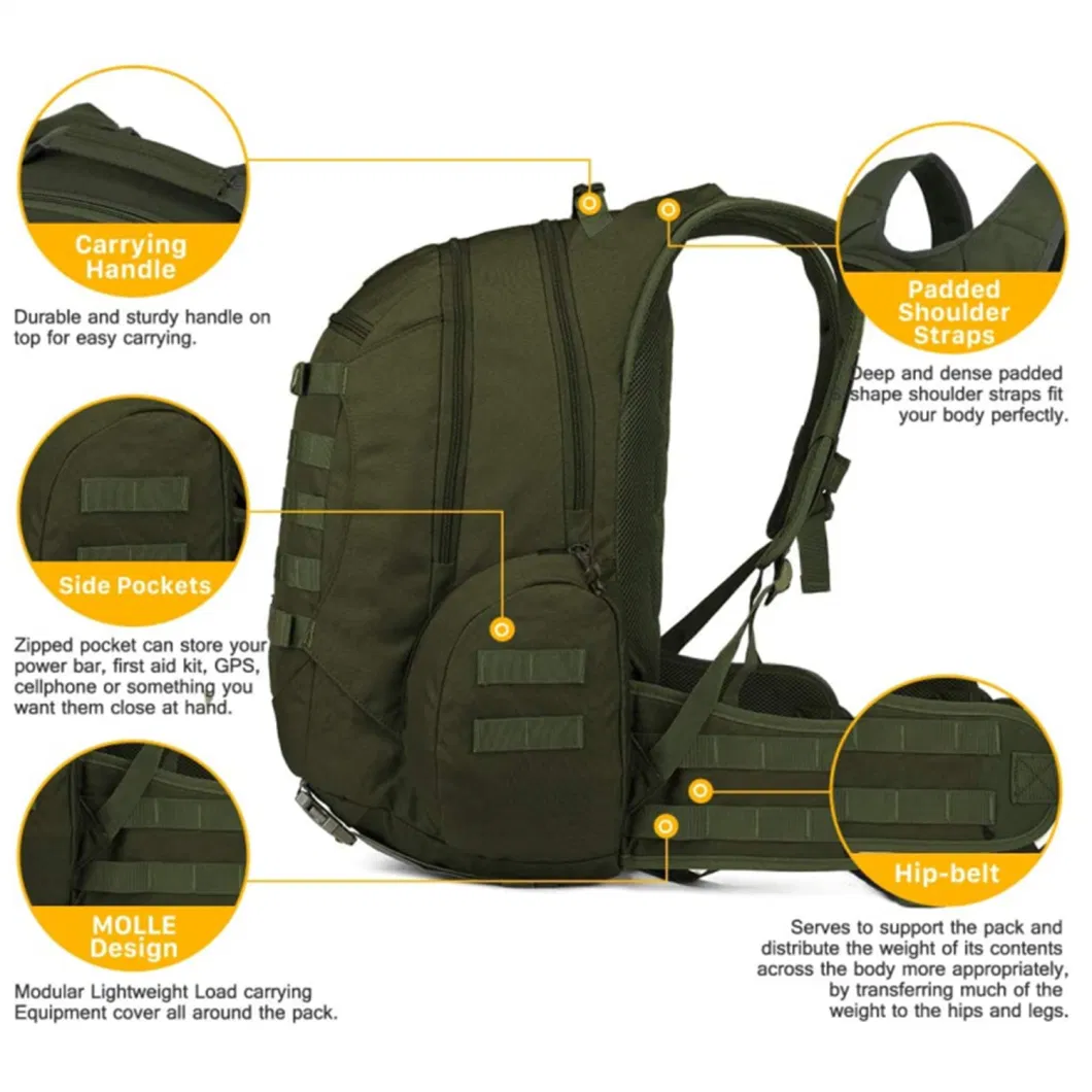 Outdoor Waterproof Camping Hiking Tactical Backpack