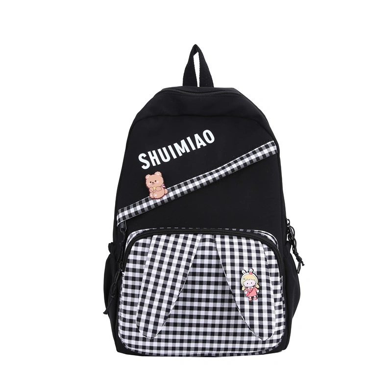 (WD6231) School Bag Woman Campus Middle School Student Junior High School Student Elementary School Student Girl Heart Backpack Backpack