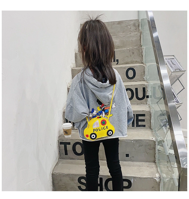 Children&prime;s Crossbody Bag - Cartoon Car Design Coin Purse for Kids