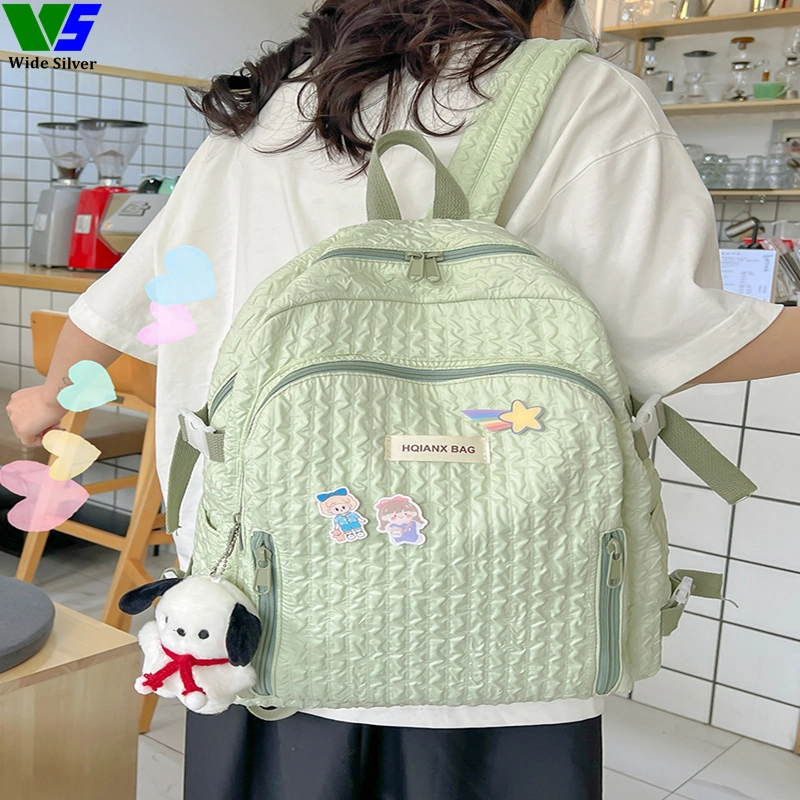 Wide Silver Favourite Good Price Wholesale Cheap School Bags Kids Backpack