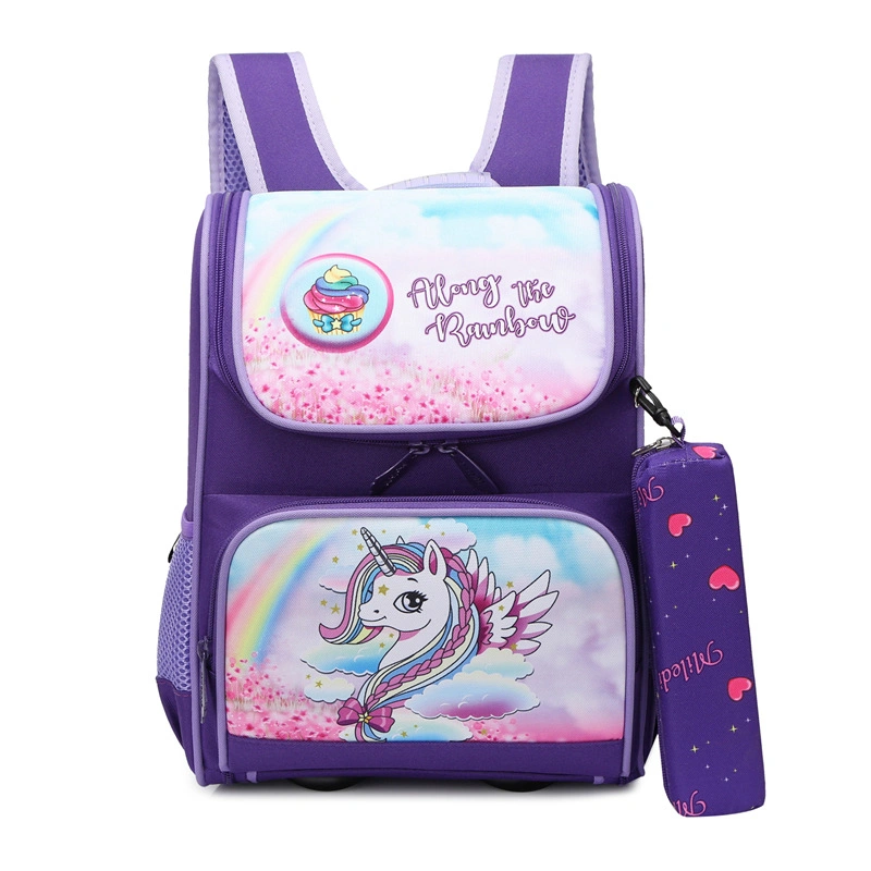 Wholesale Cute Large-Capacity Student School Bag Fashion Children Cartoon Backpack Cartoon Bag