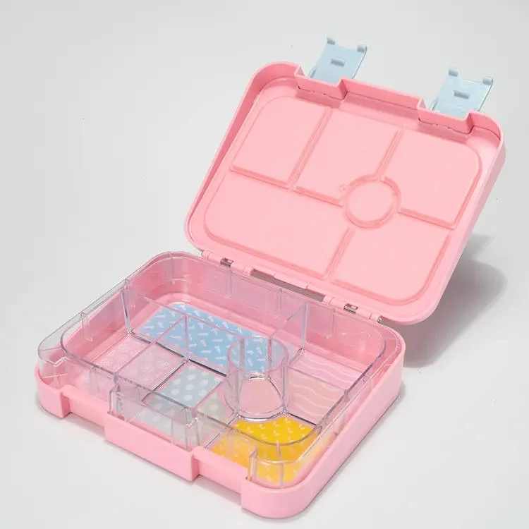 Aohea Lunch Box Adult with 4/6 Compartment Bento Containers Toddler