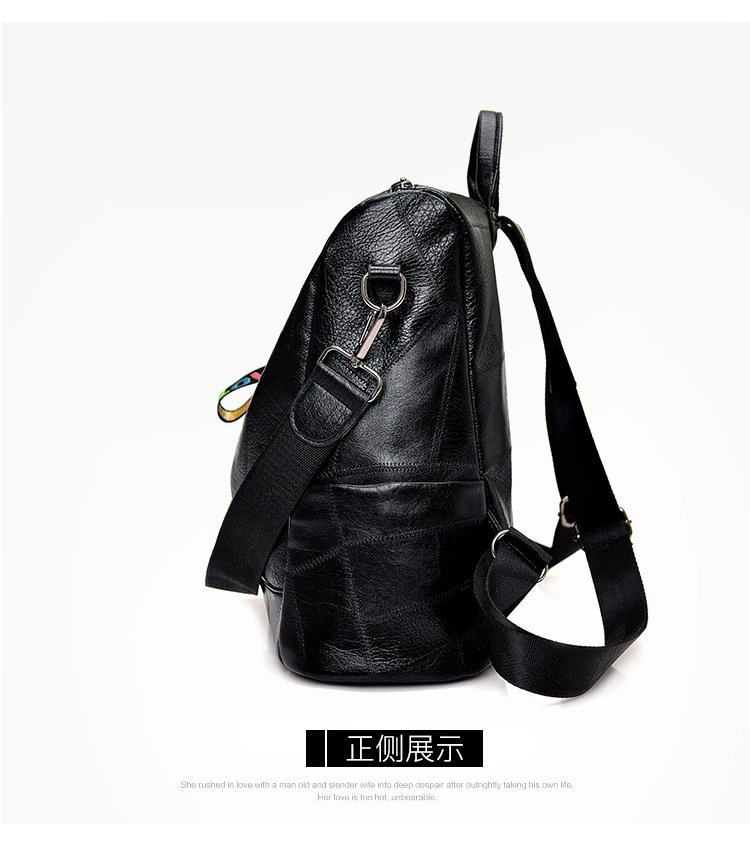 Vintage Women Soft Leather Backpack Fashion School Bags for Teenagers Girls High Quality School Backpack Women Travel Backpacks