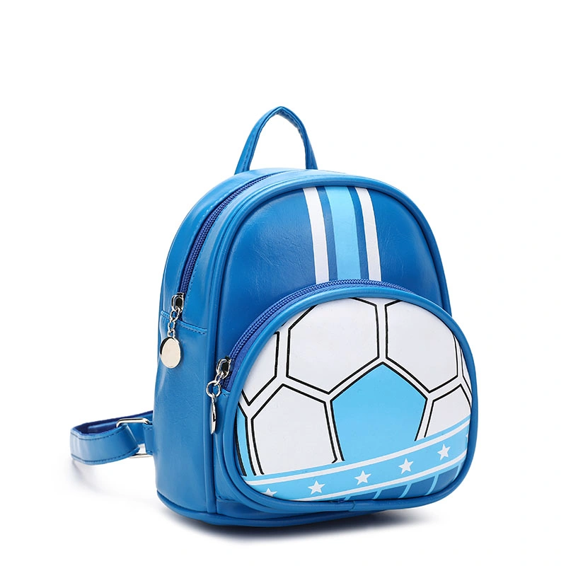 Olang Kids Cartoon Small Bags Children School Backpack with Football Image Print Bagpack Bookbag for Boy Students