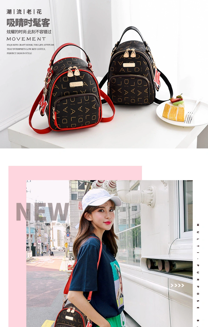 Custom Df9097 New Fashion Purses Handbags Women Felt Shopper Backpack for Women