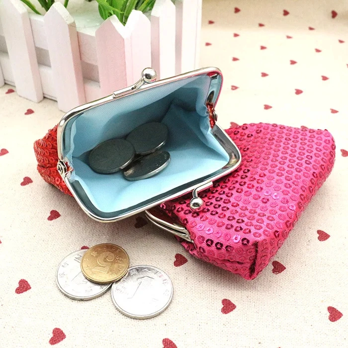 New Sequin Coin Purse Children&prime;s Coin Bag Storage Creative Small Present