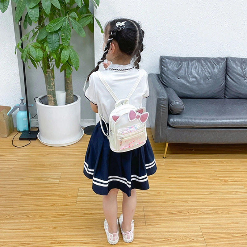 Hot Selling Glitter Book Backpack Children School Bag for Little Girls