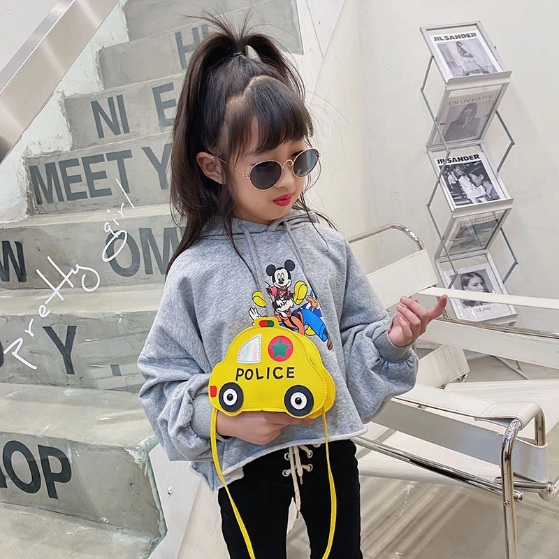 Children&prime;s Crossbody Bag - Cartoon Car Design Coin Purse for Kids