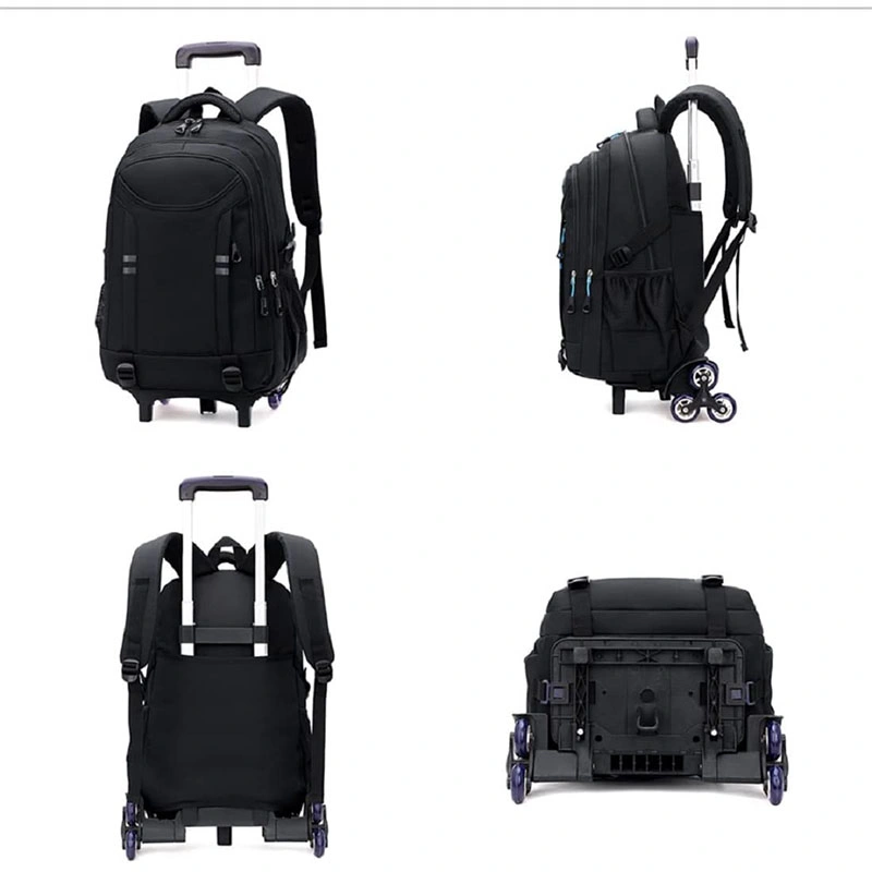 Multi-Function Student Wholesale Travel Deluxe Trolley Laptop Bag Wheeled School Backpack