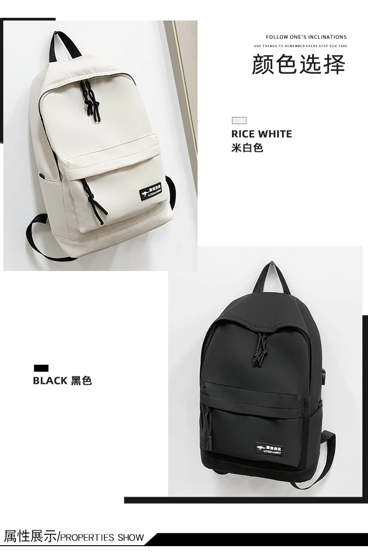 Zonxna Nylon School Backpack Bags Mochilas Escolare Daily Travel Business Custom Logo Student Laptop Backpack