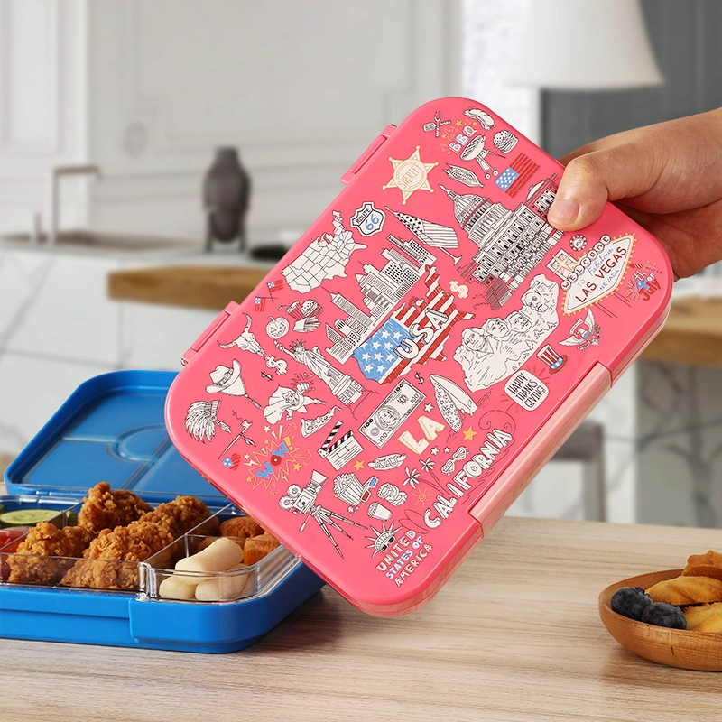 Aohea Dishwasher Safe Bento Boxes Leak Proof Lunch Box for School