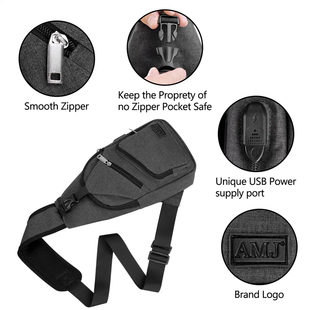 Small Crossbody Sling Backpack Anti Theft Backpack for Traveling Chest Shoulder Bag