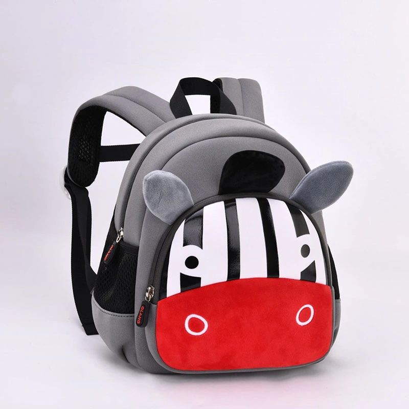 The Image of a Zebratoddler Backpack for Boys and Girls Small Cute Animal 3D Soft Neoprene Backpack