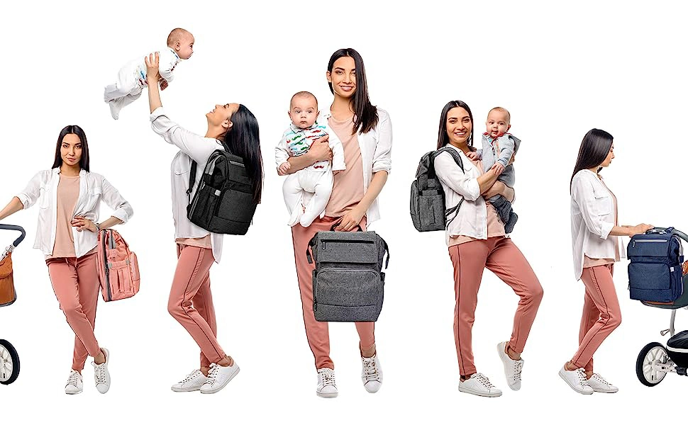 Fashion Baby Multi Functional Travel Diaper Backpack