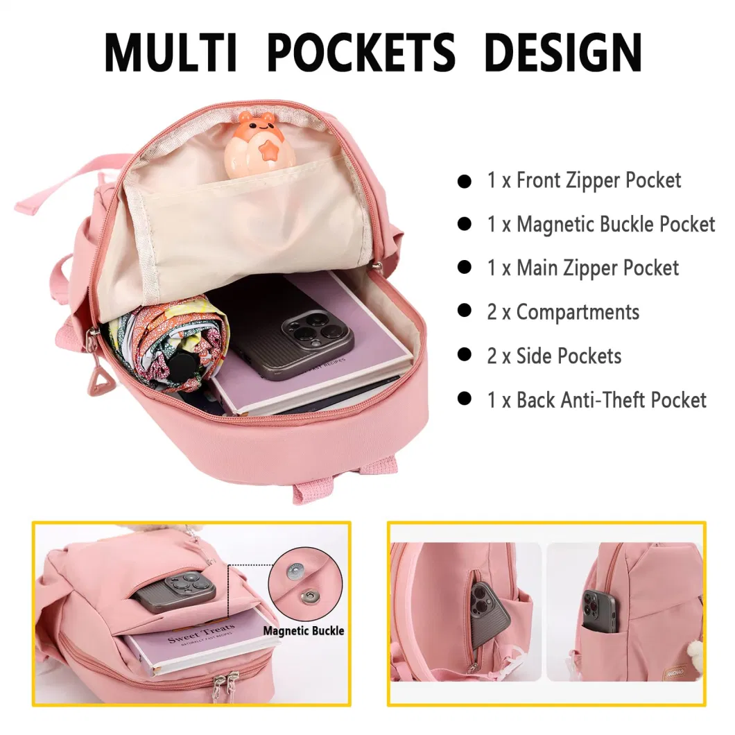 Nylon Crossbody Bags Knapsack for Women Men Sling Bag Backpack Cross Body Purse for Girls Boys Trendy Gifts