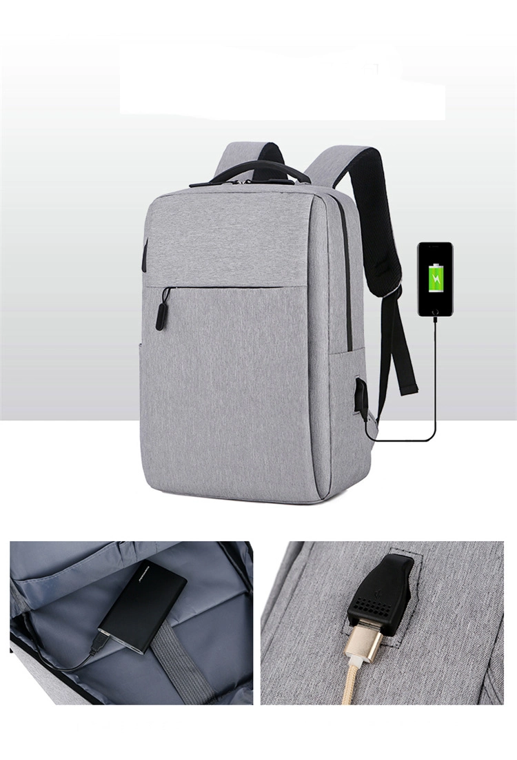 USB Rechargeable Business Gift Multi-Function School Bags Computer Backpack Large Capacity Student Backpack Logo Customization