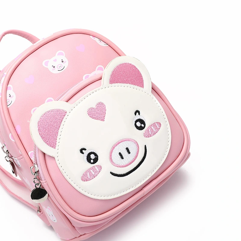 New Style Wholesales Cheap Funny 3D Mini Pig for Boys Kindergarten Backpacks Portable Waterproof for Kids School Bags