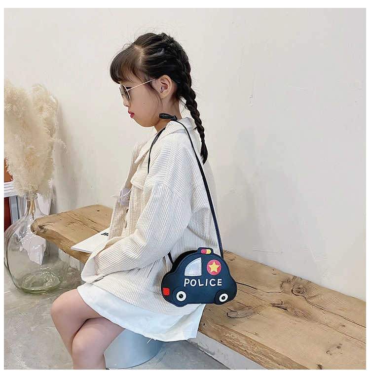 Children&prime;s Crossbody Bag - Cartoon Car Design Coin Purse for Kids