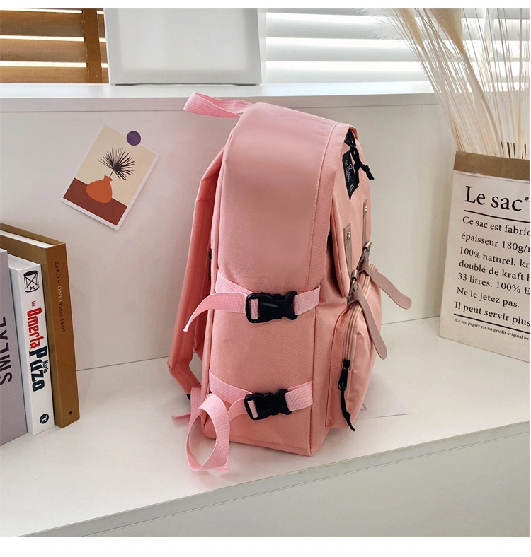 New Fashion Custom Logo School Book Backpack Multi Pocket Teenager Bags Student Travel Bag School Bag for Boys and Girls