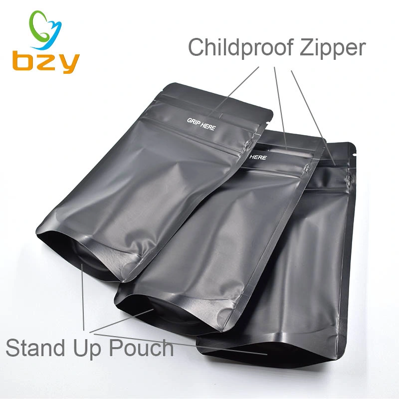 Custom Printed Design Edible Gummy 3.5g Resealable Zipper Die Cut Packs Special Unique Shaped Child Proof Zipper Bag