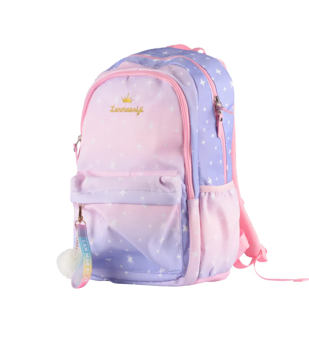 Promotional Large Capacity Children&rsquor; S Lightweight Backpack Student School Bags for Girls