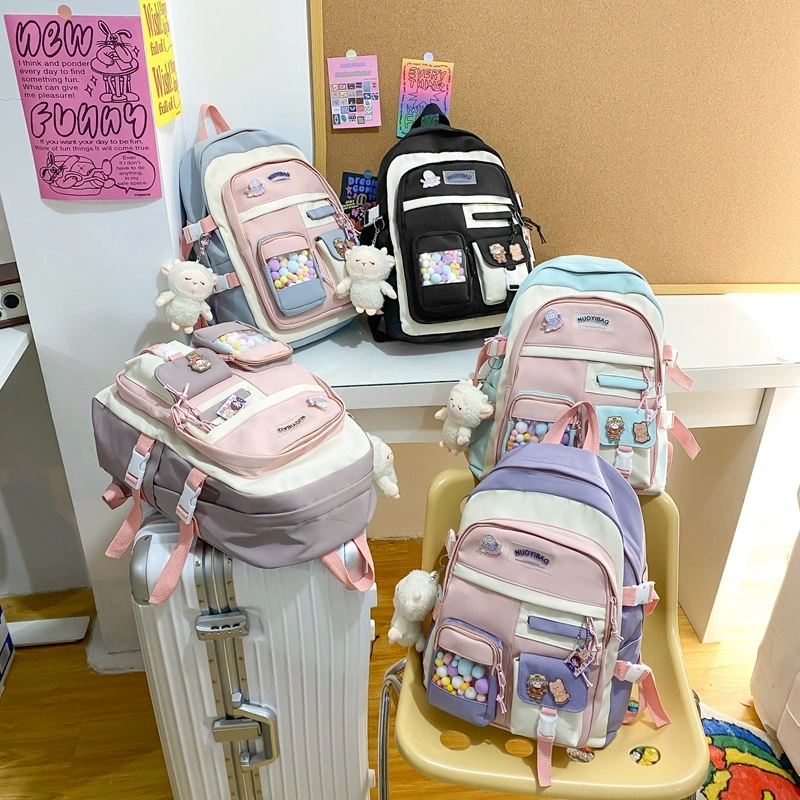 Cute Cartoon Waterproof Large Capacity Backpack for Teenager Student Girl Boy