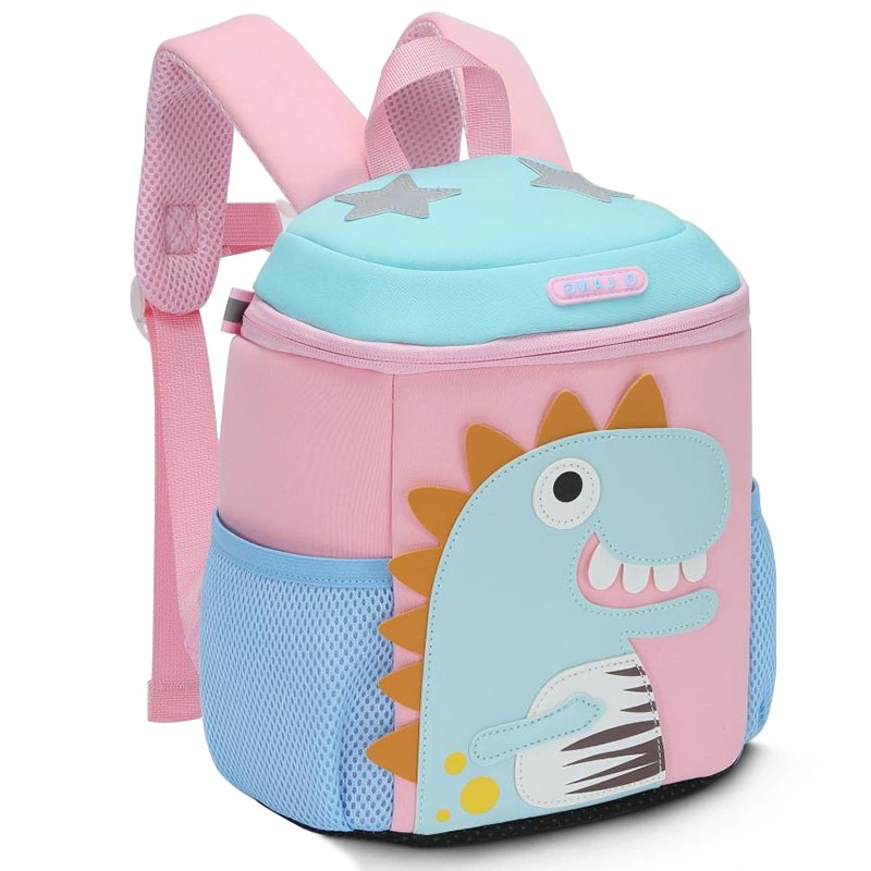 China Factory Dinosaur Bag for Children Backpacks Kindergarten Baby Boys and Girls School Anti-Lost Cartoon Bag