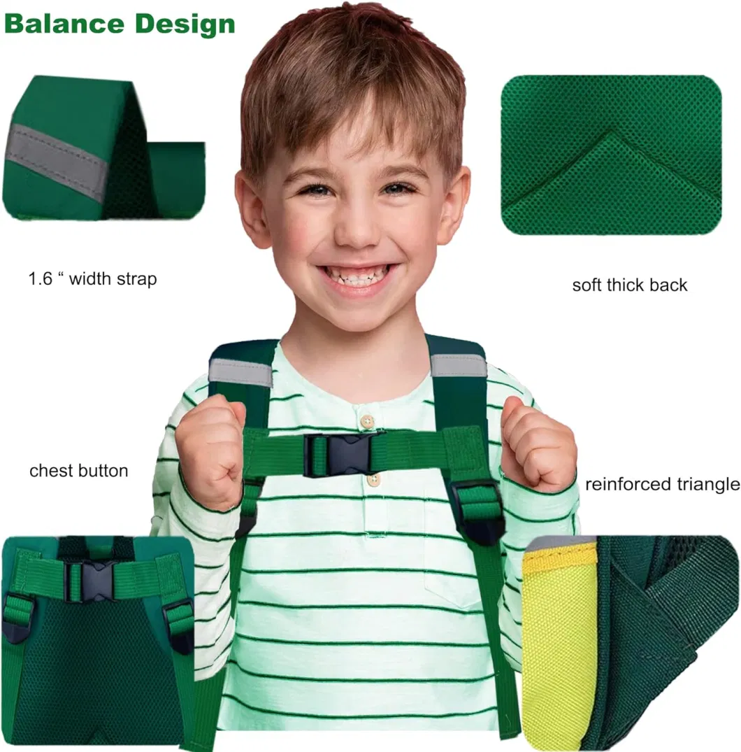 Kindergarten Book Bags for Boys Dinosaur Preschool Book Bags for Kids