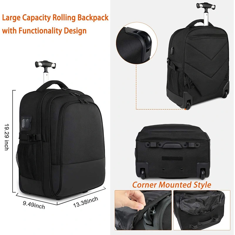 Wholesale Travel Student Children Good Quality Luggage Rolling Wheeled School Backpack