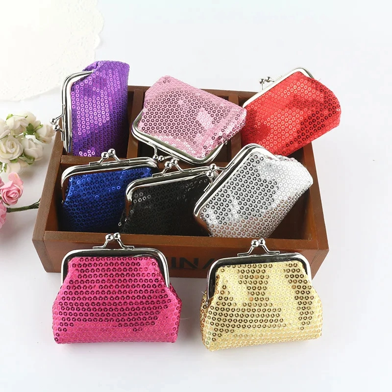 New Sequin Coin Purse Children&prime;s Coin Bag Storage Creative Small Present