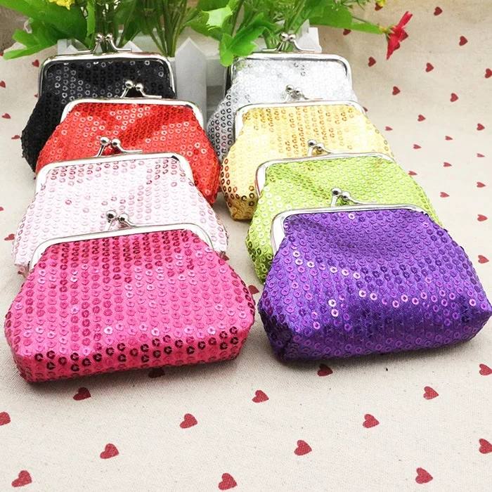 New Sequin Coin Purse Children&prime;s Coin Bag Storage Creative Small Present