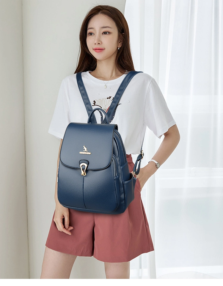 Wide Silver New Small Backpack for Women School Bag Cute Back Bag