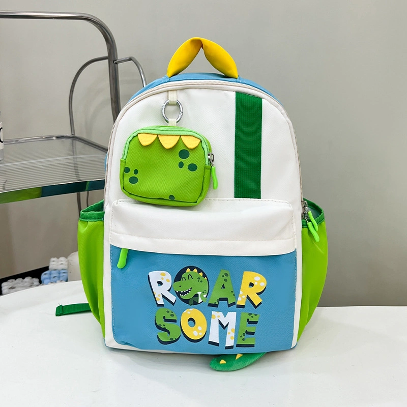 Kindergarten Baby Wholesale Breathable Backpack Cartoon Candy Color Simple Schoolbag Backpack