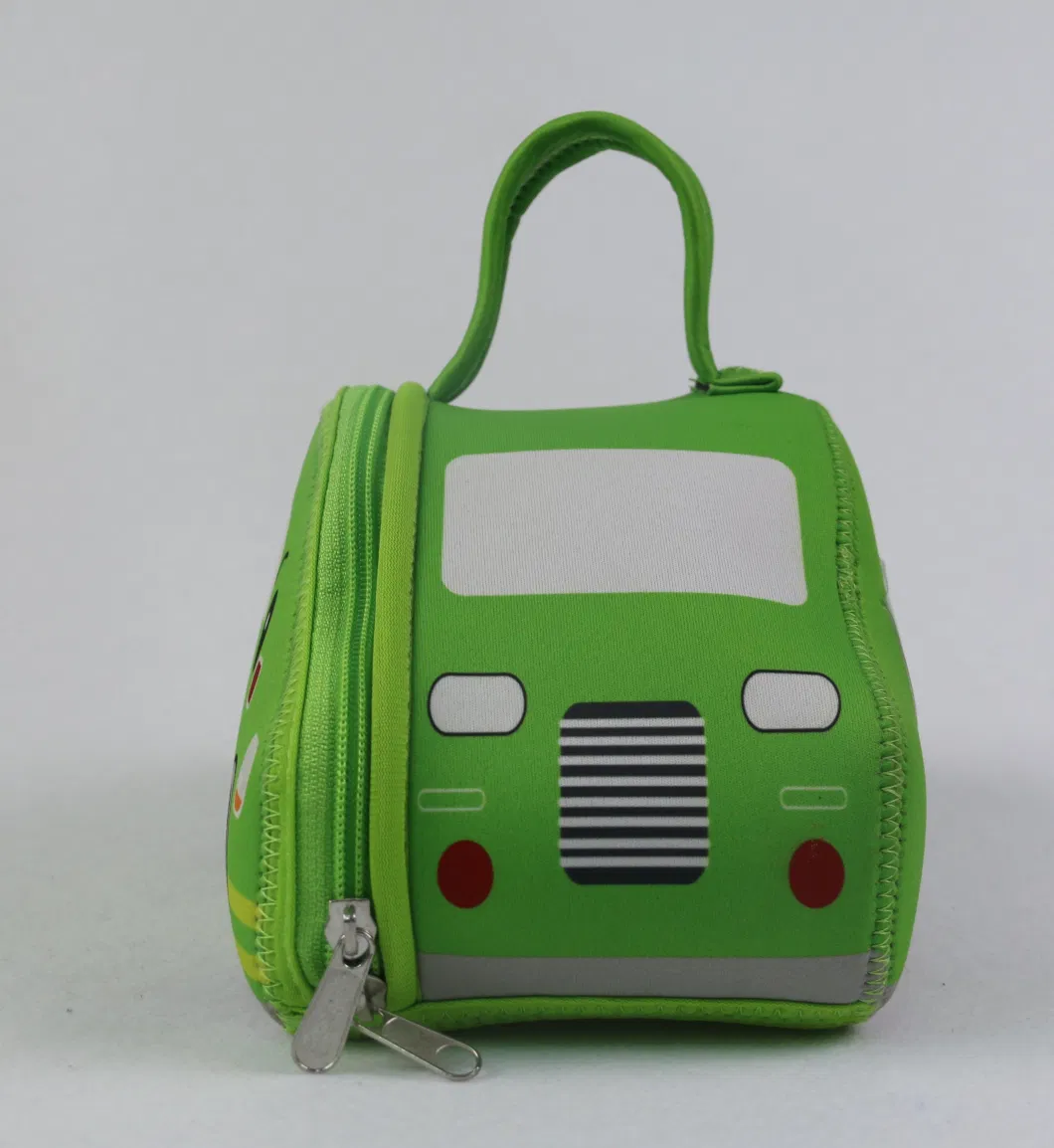 Custom Neoprene Lunch Bag for Kids - Car-Shaped Box, Insulated, and Packed with Fun Gear, Lunchtime Excitement